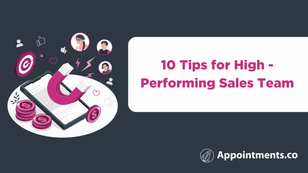 10 Tips for High-Performing Sales Team