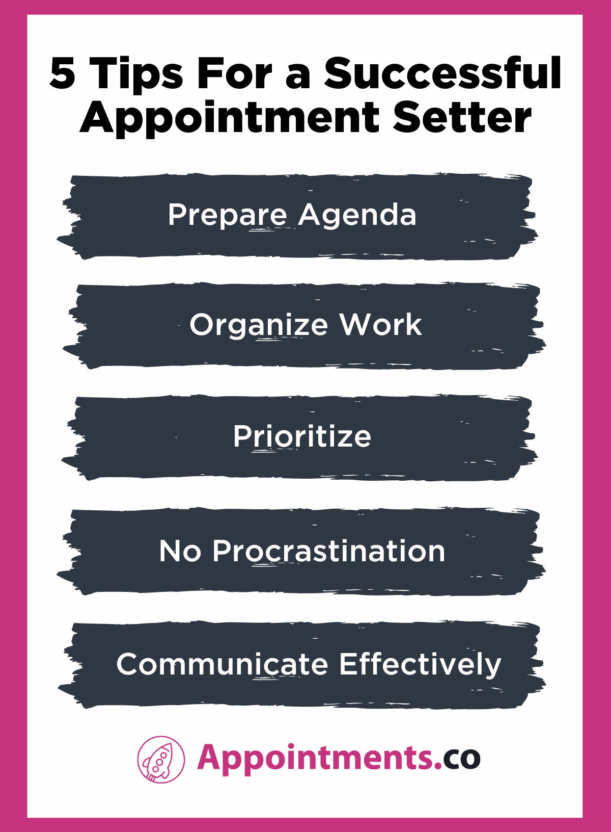 5 Tips for a Successful Appointment Setter