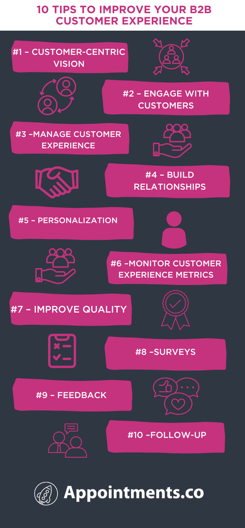 10 Tips to Improve Your B2B Customer Experience