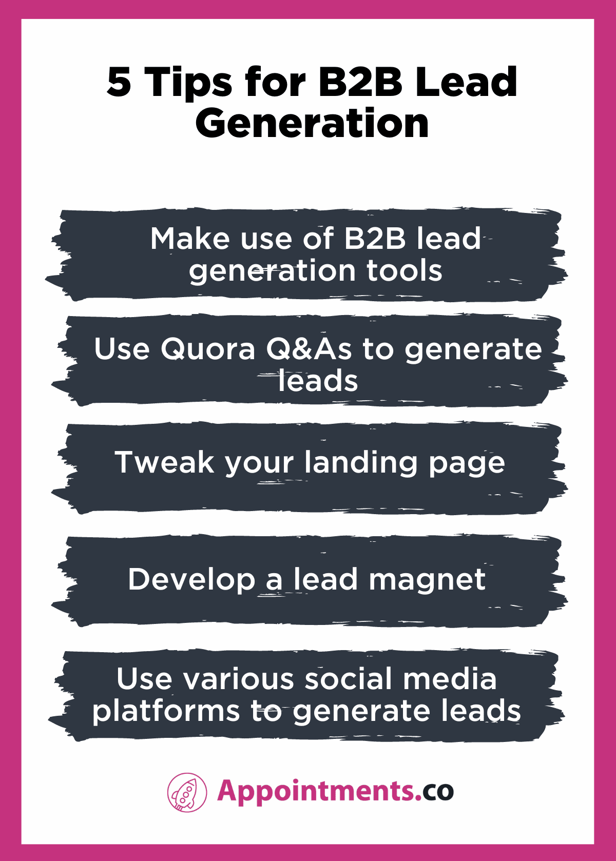 5 Tips for B2B Lead Generation