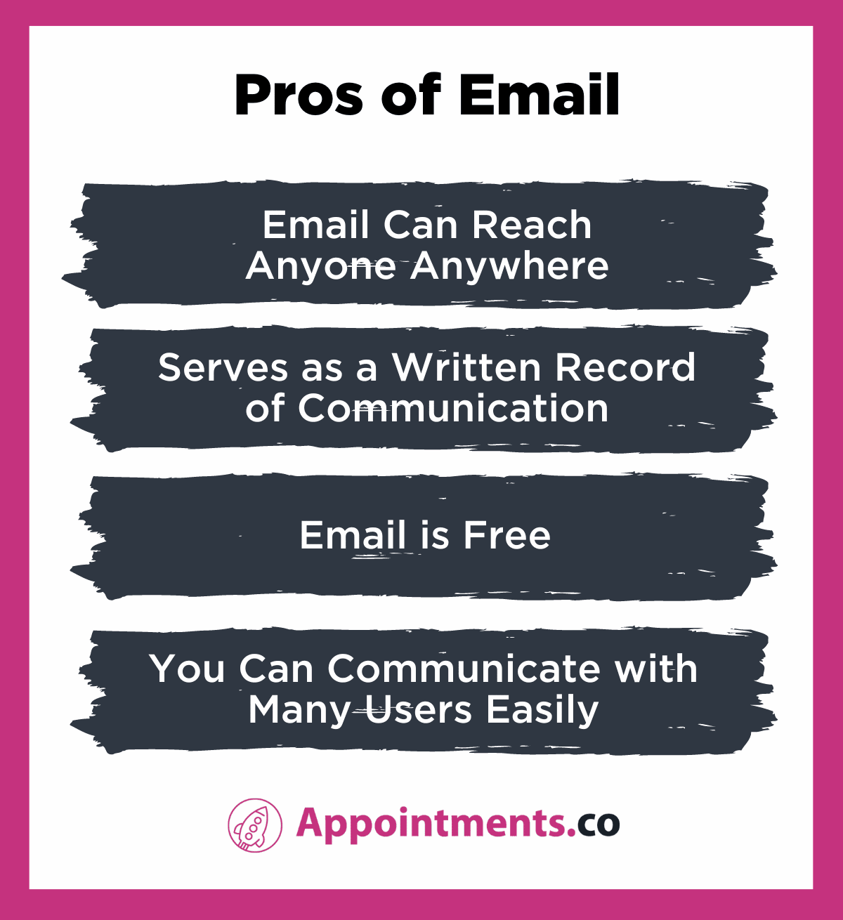 Email vs Phone Call - Pros of Email