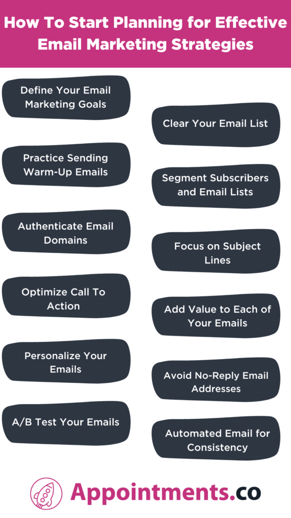 Email marketing strategies